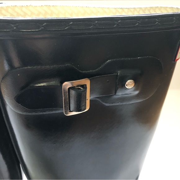 ❌SOLD❌ Hunter Original Tall Gloss Navy Rainboots, Size 6M - Picture 11 of 14